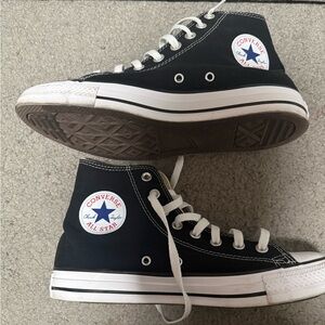 Converse Black and White High-Tops